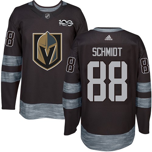 Adidas Golden Knights #88 Nate Schmidt Black 1917-100th Anniversary Stitched NHL Jersey - Click Image to Close
